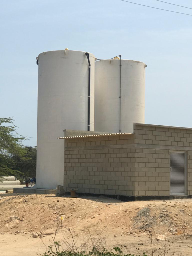 TANQUES DE 72M³ PARA ALMACENAMIENTO DE AGUA POTABLE